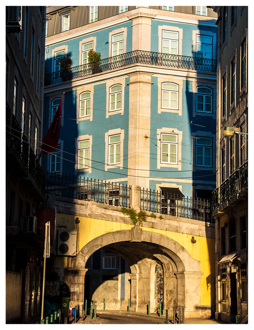 Fotografia "Fim do dia na Rua Cor-de-Rosa"