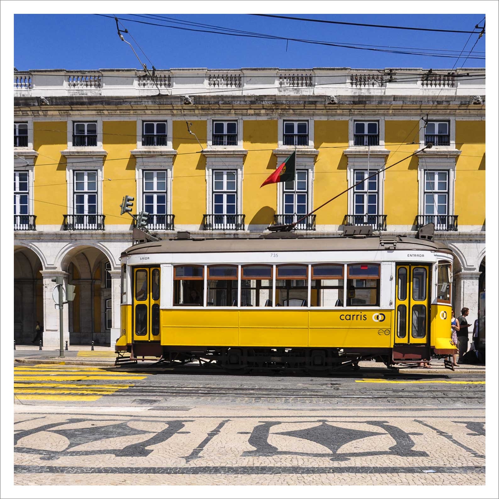 Fotografia "Elétrico no Terreiro do Paço"