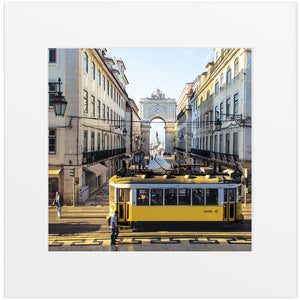 Fotografia "Elétrico na Rua Augusta" - lisbongallery