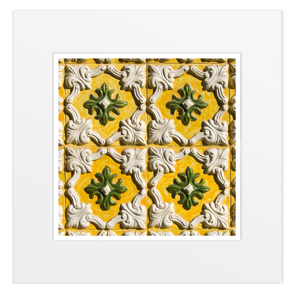 Fotografia "Azulejo Branco&Amarelo" - lisbongallery