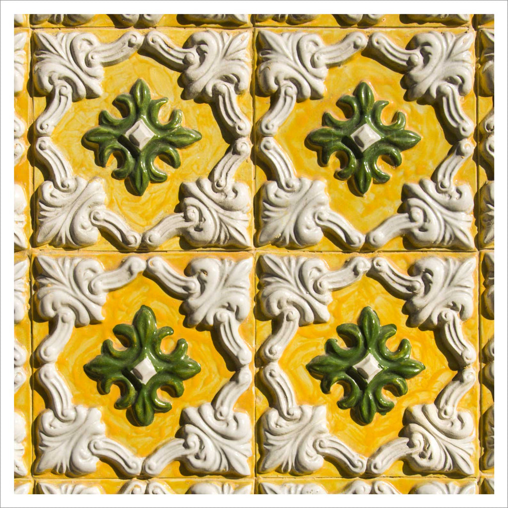 Fotografia "Azulejo Branco&Amarelo" - lisbongallery