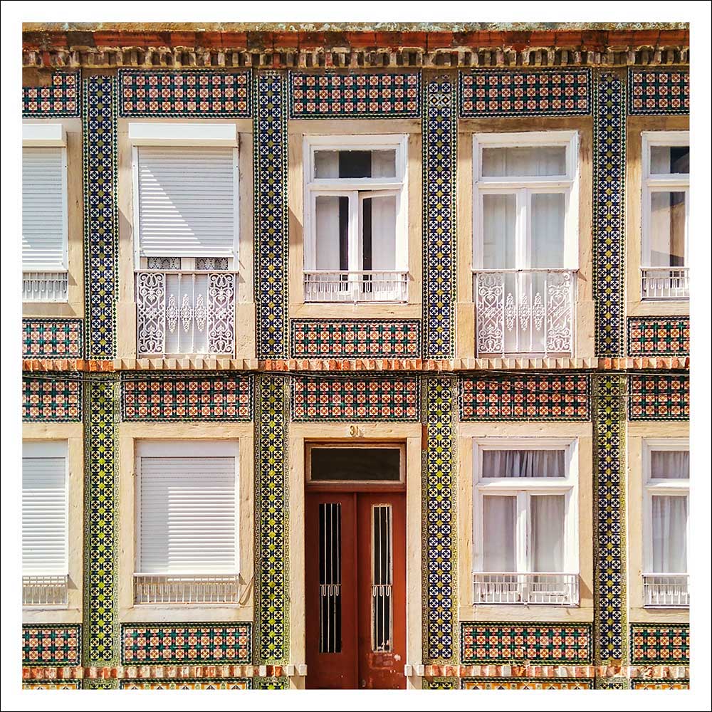 Fotografia "Edificio Azulejos Verdes" - lisbongallery