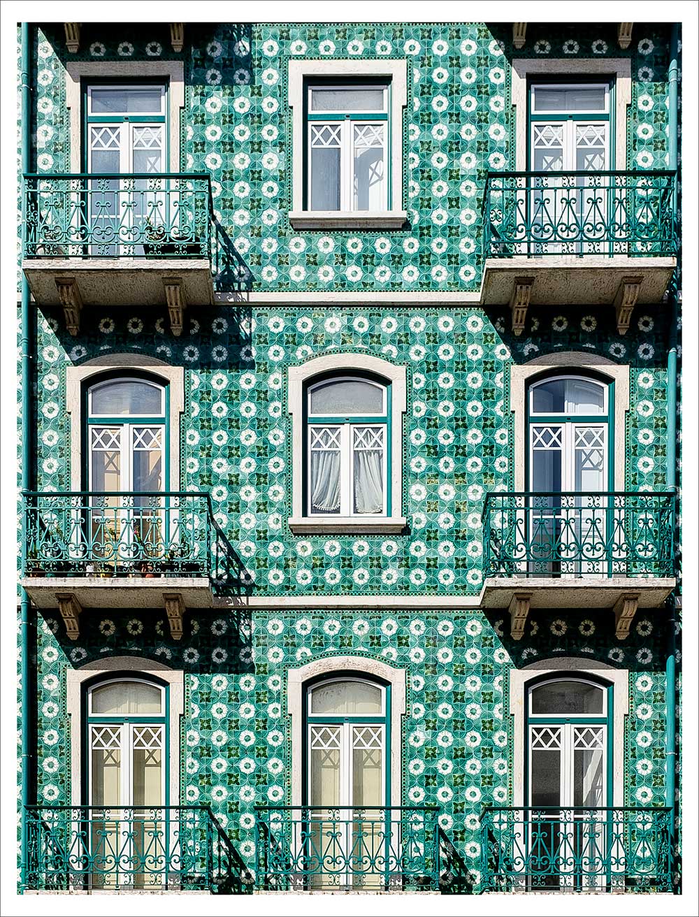 Fotografia "Edificio Azulejos Azuis" - lisbongallery
